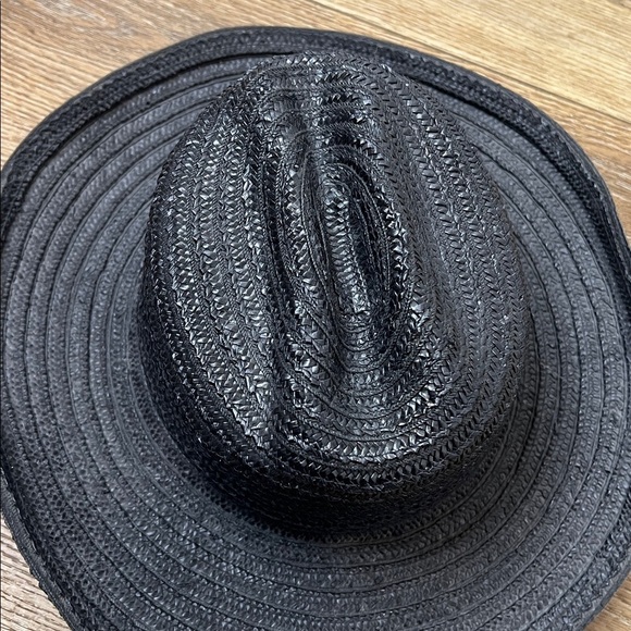 Eric Javits Black Signed Straw Hat main image 6